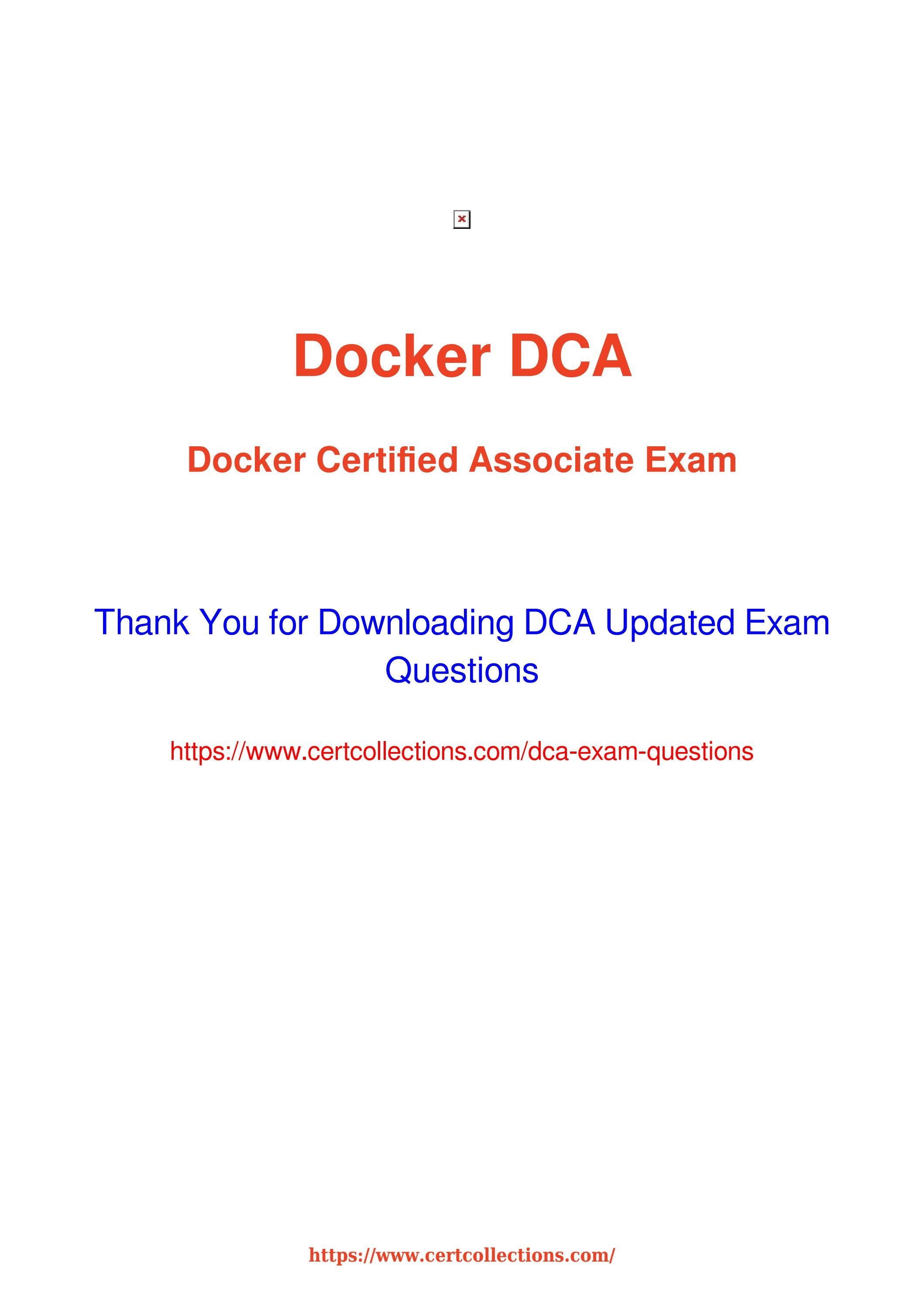 Docker DCA높은통과율시험대비자료 & DCA높은통과율공부자료 - DCA인기덤프공부