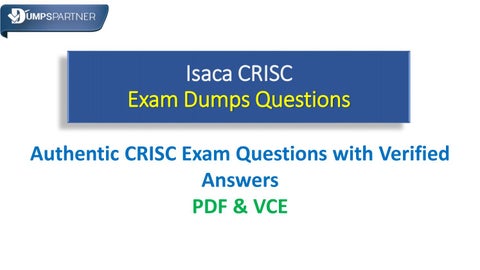 ISACA CRISC응시자료 & CRISC적중율높은시험덤프공부 - CRISC최신버전덤프공부문제