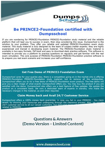 2025 PRINCE2-Foundation유효한최신덤프자료 & PRINCE2-Foundation시험합격 - PRINCE2 7 Foundation written Exam시험패스인증덤프문제