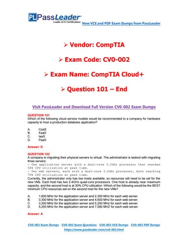 CV0-003시험대비최신덤프모음집, CV0-003퍼펙트덤프공부 & CompTIA Cloud+ Certification Exam퍼펙트덤프샘플문제다운