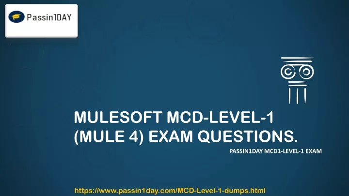 2025 MCD-Level-1퍼펙트최신덤프자료 - MCD-Level-1최신버전시험덤프, MuleSoft Certified Developer - Level 1 (Mule 4)덤프샘플문제체험