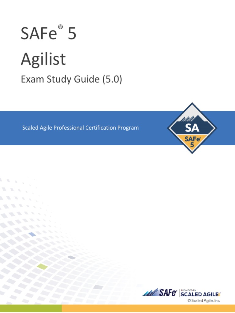 Scaled Agile SAFe-Agilist퍼펙트덤프샘플다운로드 & SAFe-Agilist최신인증시험기출문제 - SAFe-Agilist유효한덤프공부