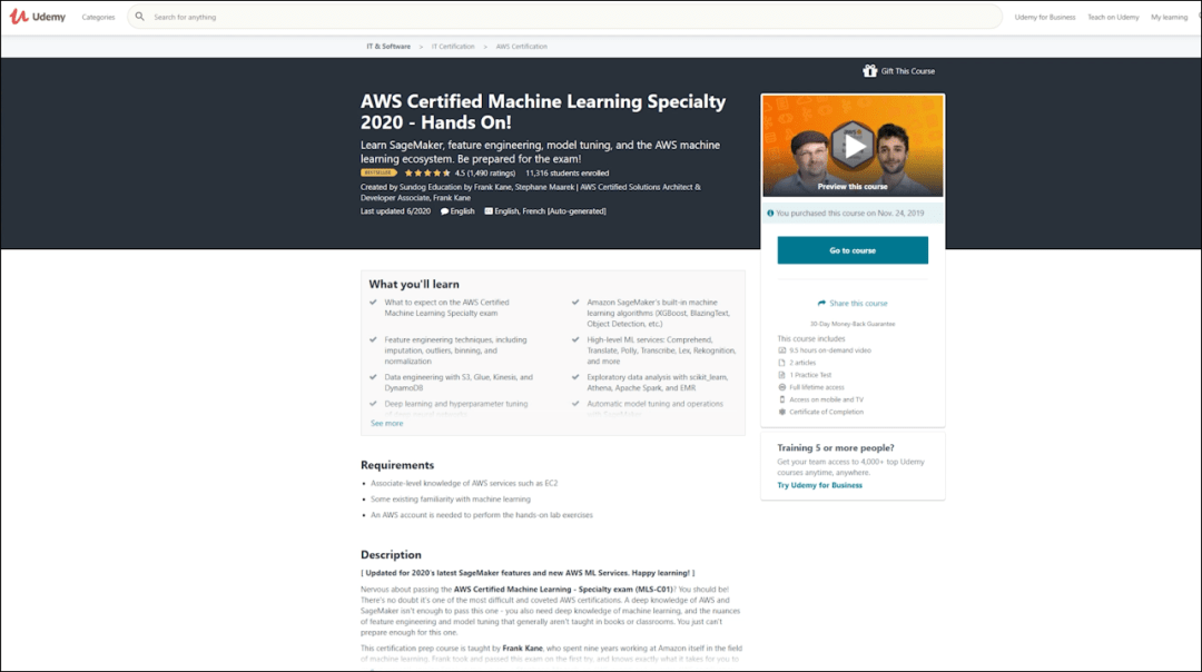 AWS-Certified-Machine-Learning-Specialty공부문제 & AWS-Certified-Machine-Learning-Specialty완벽한시험기출자료 - AWS-Certified-Machine-Learning-Specialty높은통과율시험공부