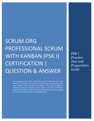 Scrum PSK-I인증시험인기덤프 - PSK-I퍼펙트공부문제, PSK-I 100％시험패스덤프