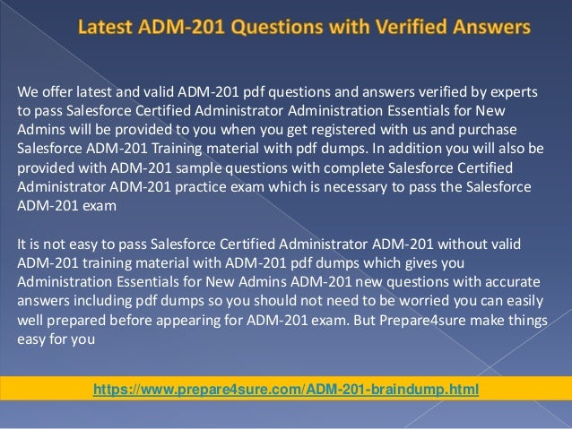 ADM-201높은통과율덤프공부문제, Salesforce ADM-201완벽한시험기출자료 & ADM-201높은통과율시험덤프자료