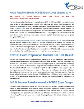 PCNSE최신업데이트시험덤프, PCNSE시험응시 & PCNSE응시자료