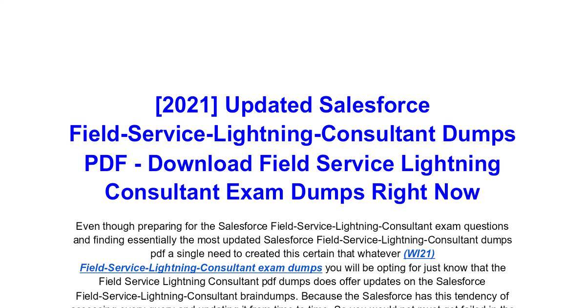 2024 Field-Service-Consultant인증덤프문제, Field-Service-Consultant인증문제 & Salesforce Certified Field Service Consultant최신기출자료