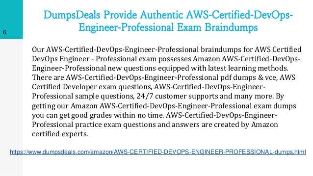 AWS-DevOps-Engineer-Professional퍼펙트덤프데모문제다운 & AWS-DevOps-Engineer-Professional최고품질덤프데모다운로드 - AWS Certified DevOps Engineer - Professional최신덤프데모