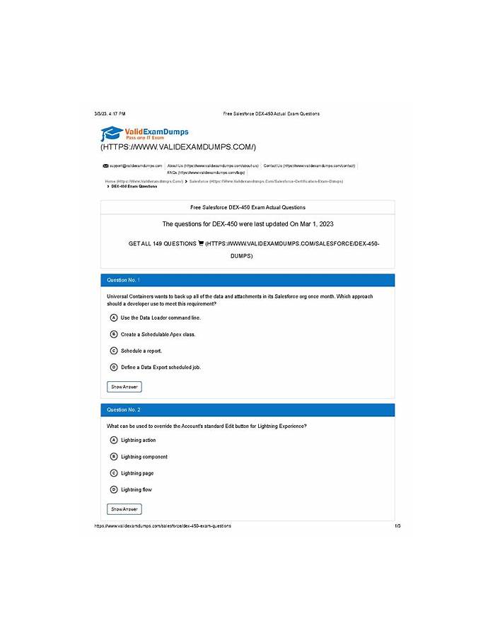 Salesforce DEX-450인증시험자료 - DEX-450인증문제, DEX-450최신업데이트인증덤프자료