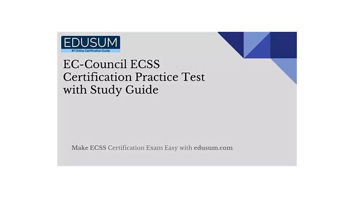 EC-COUNCIL ECSS최신시험공부자료, ECSS유효한인증공부자료 & ECSS PDF