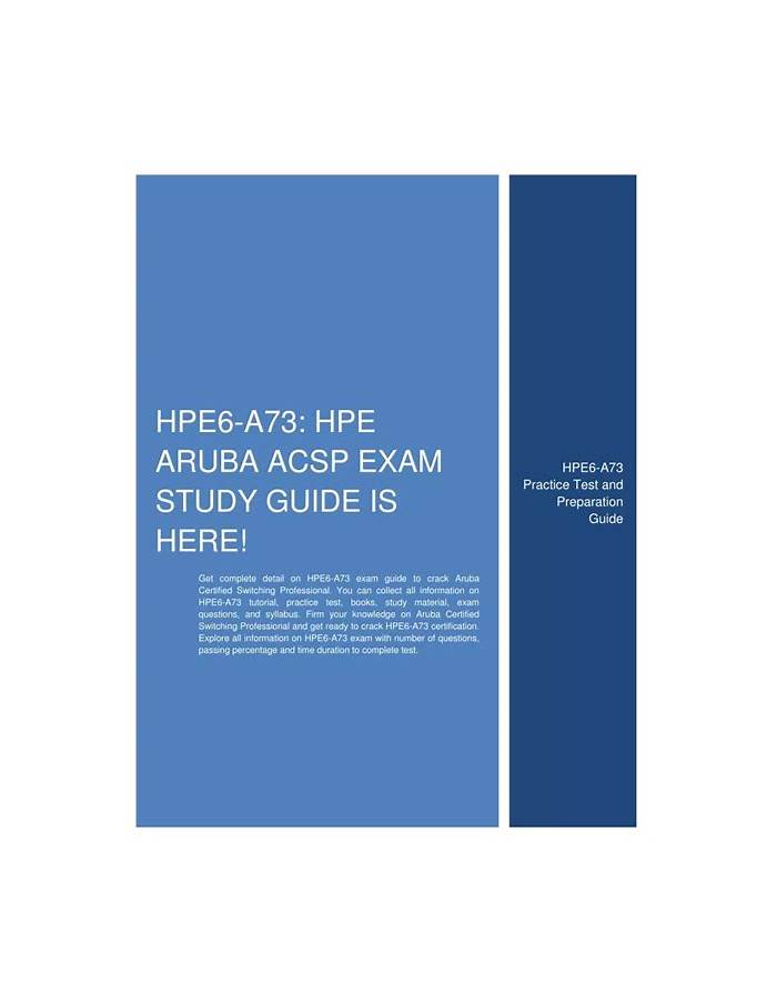 HPE6-A73완벽한시험기출자료 & HPE6-A73인증시험덤프자료 - HPE6-A73완벽한덤프공부자료