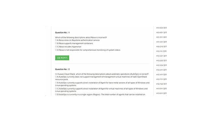 2024 H13-527_V5.0시험패스 - H13-527_V5.0최신버전공부문제, HCIP-Cloud Computing V5.0자격증문제