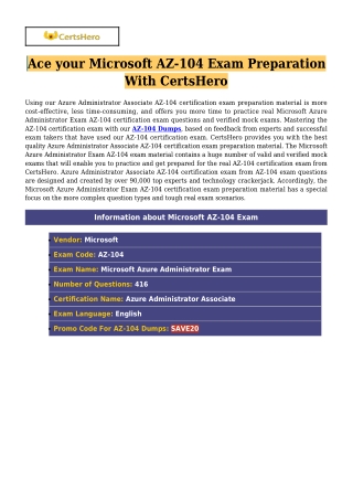 Microsoft AZ-104시험대비공부하기, AZ-104합격보장가능덤프문제 & AZ-104높은통과율시험덤프공부