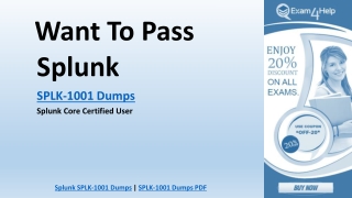 2025 SPLK-1001완벽한덤프 - SPLK-1001최신업데이트덤프문제, Splunk Core Certified User시험기출문제