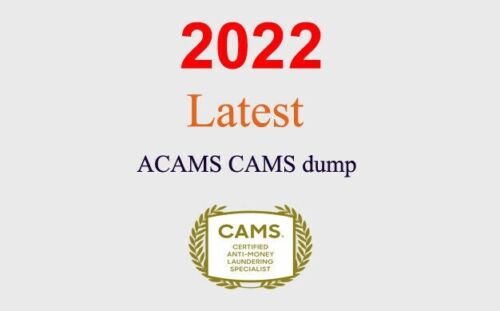 ACAMS CAMS퍼펙트덤프최신데모문제 - CAMS시험패스가능한공부자료, CAMS덤프공부자료