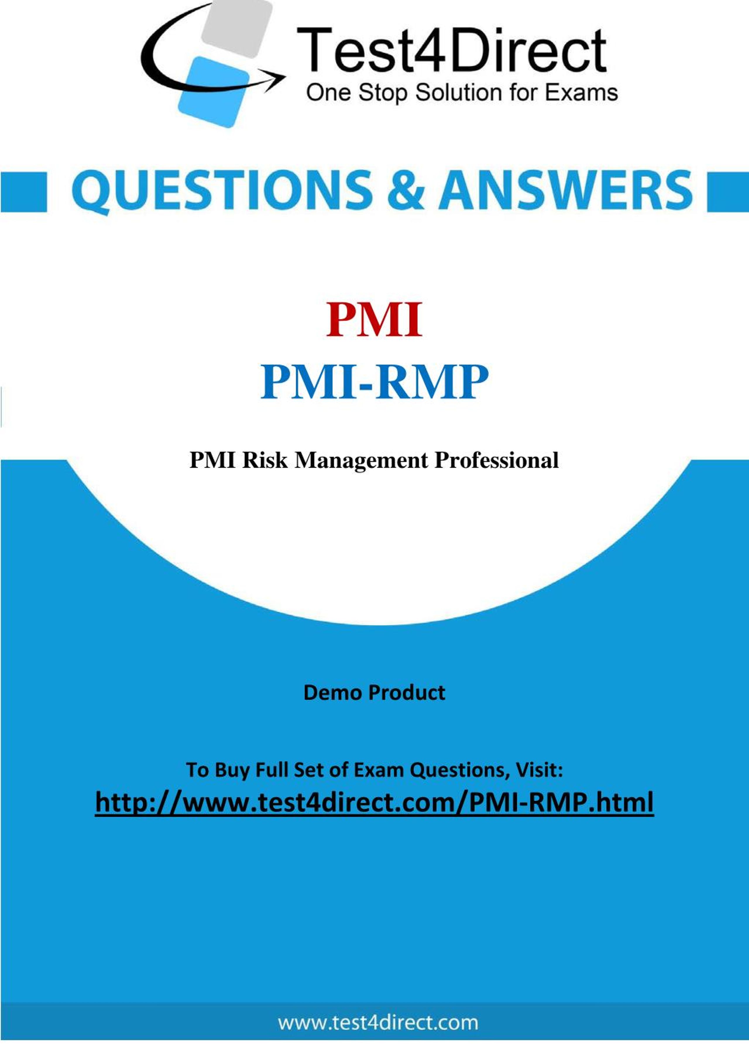 PMI-RMP最新関連参考書、PMI PMI-RMP勉強方法 & PMI-RMP試験情報