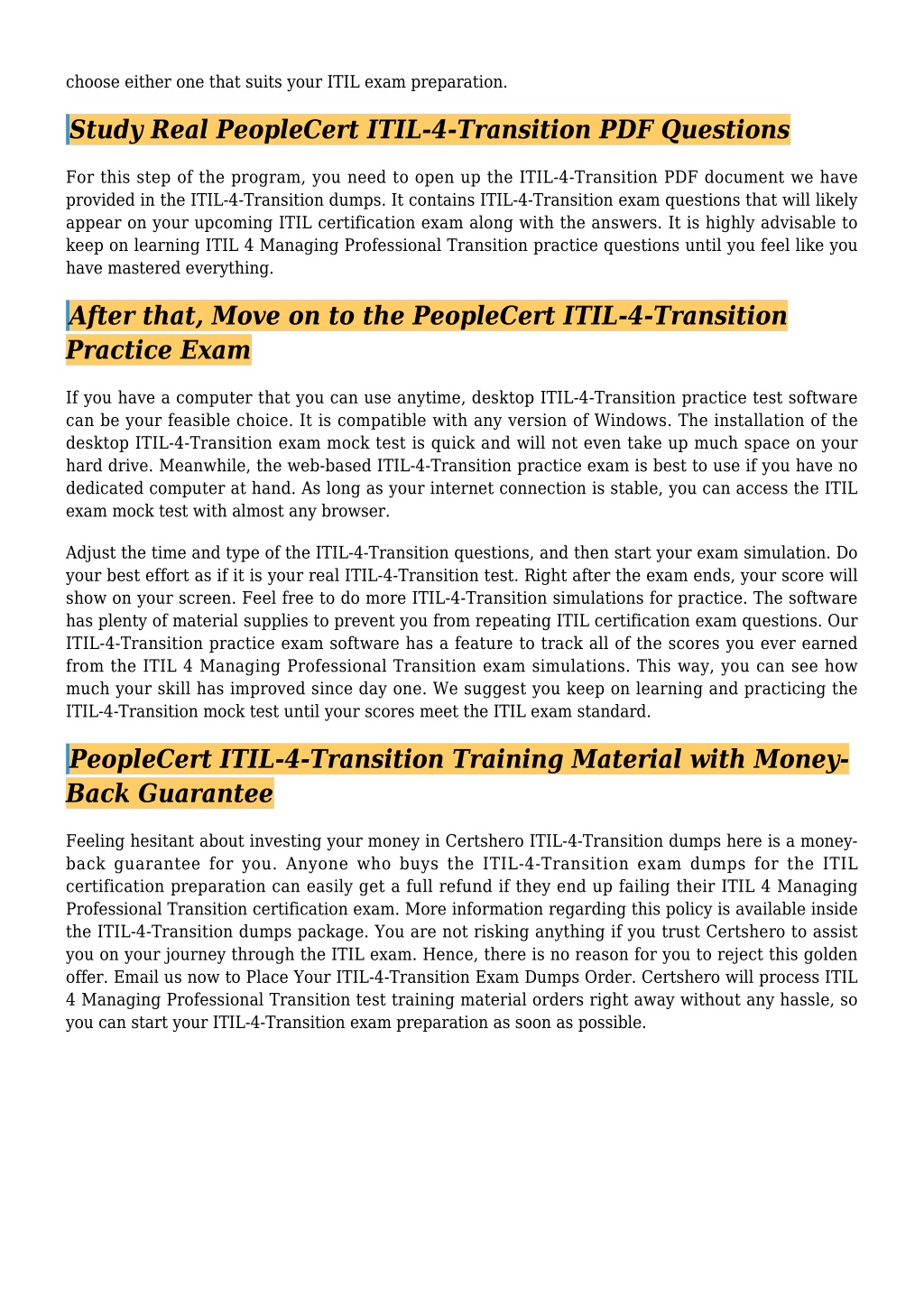 ITIL-4-Transition Zertifizierung - ITIL-4-Transition Deutsche, ITIL-4-Transition Exam