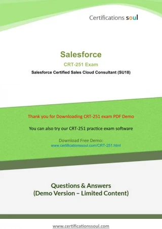 Salesforce CRT-251 Dumps & CRT-251 Quizfragen Und Antworten