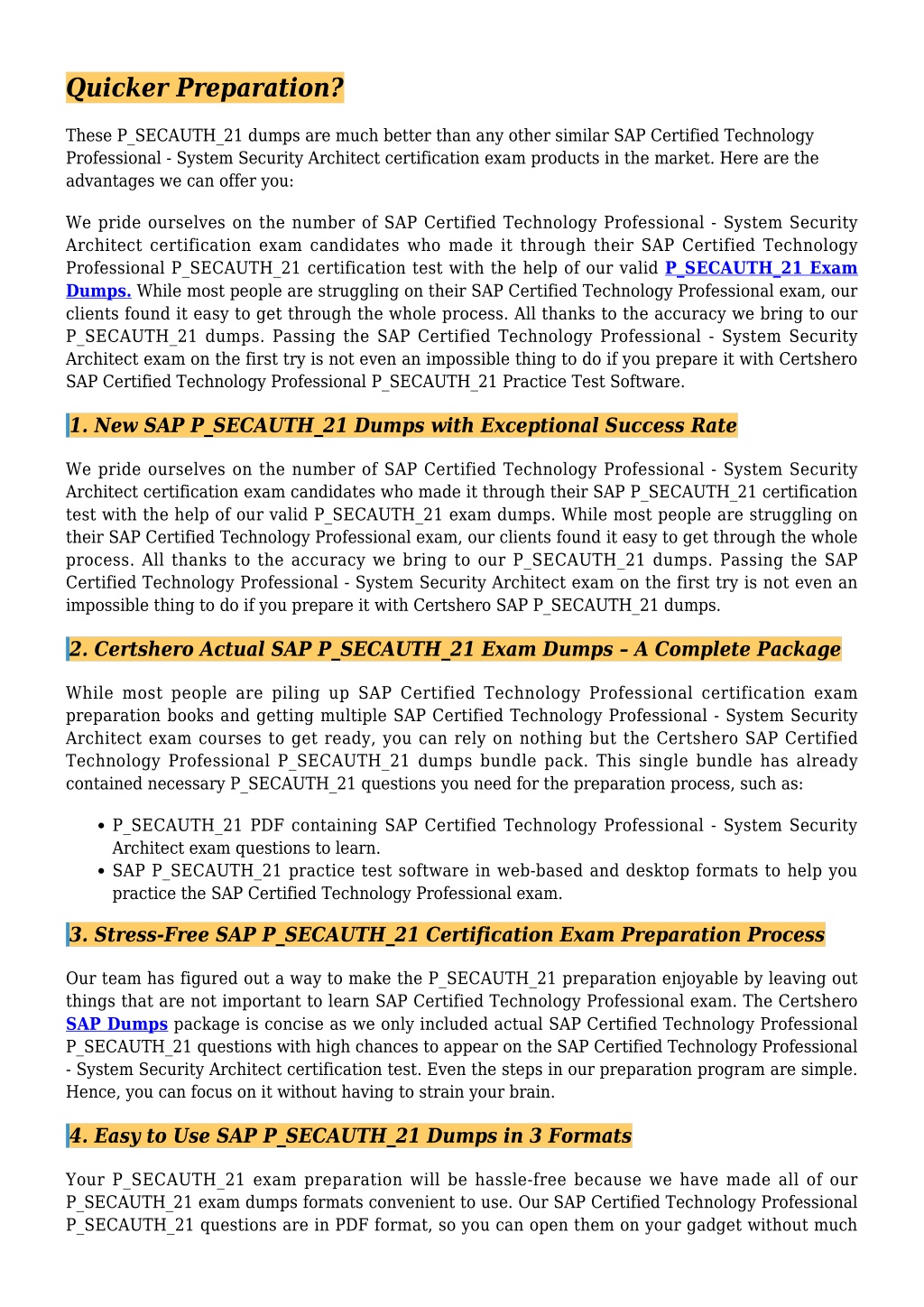 P-SECAUTH-21 Probesfragen - P-SECAUTH-21 Dumps, Certified Technology Professional - System Security Architect Buch