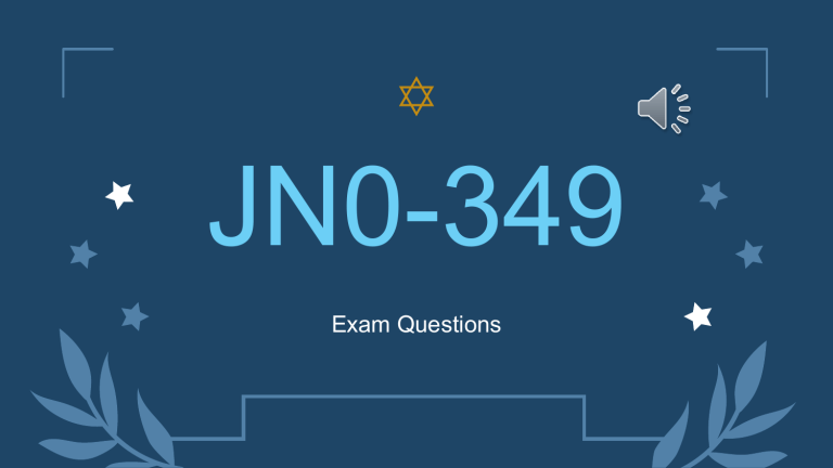 JN0-451 Fragen Beantworten - Juniper JN0-451 Zertifizierung