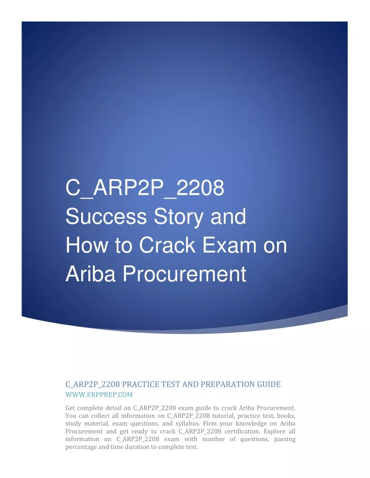 C-ARP2P-2208 Deutsch Prüfung, C-ARP2P-2208 Schulungsunterlagen & C-ARP2P-2208 Deutsche