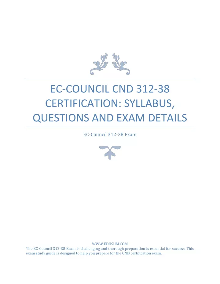 312-38 Dumps Deutsch & 312-38 Fragen Und Antworten - EC-Council Certified Network Defender CND Prüfungsaufgaben