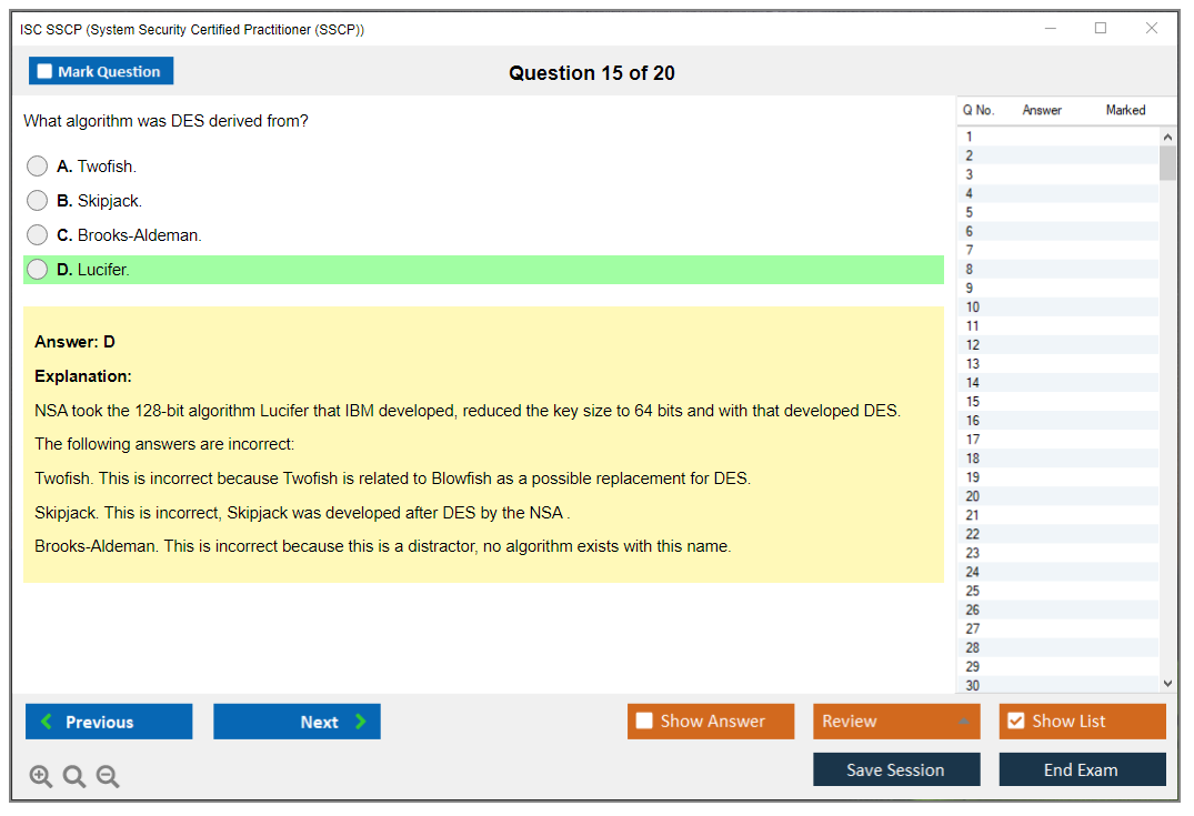 SSCP Zertifizierung, SSCP Buch & SSCP Examengine