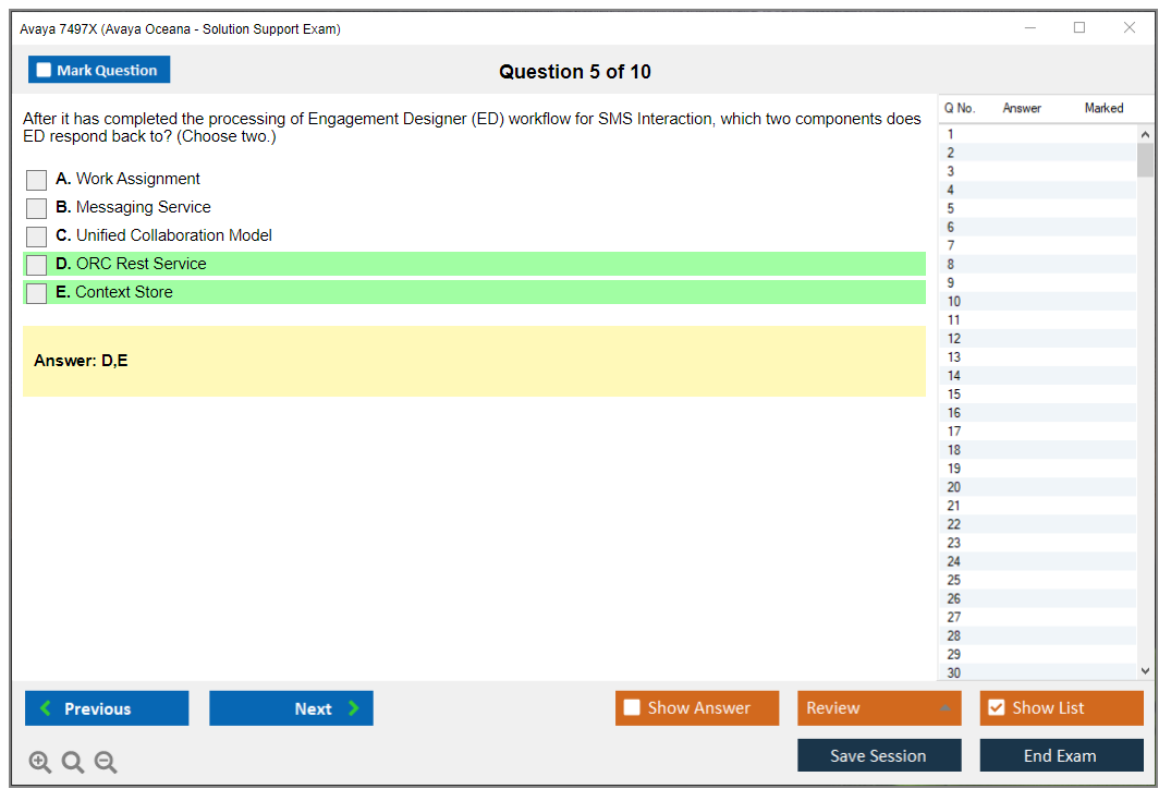 33140X Examsfragen - 33140X Zertifizierungsantworten, Avaya Experience Portal with POM Support Certified Exam Quizfragen Und Antworten