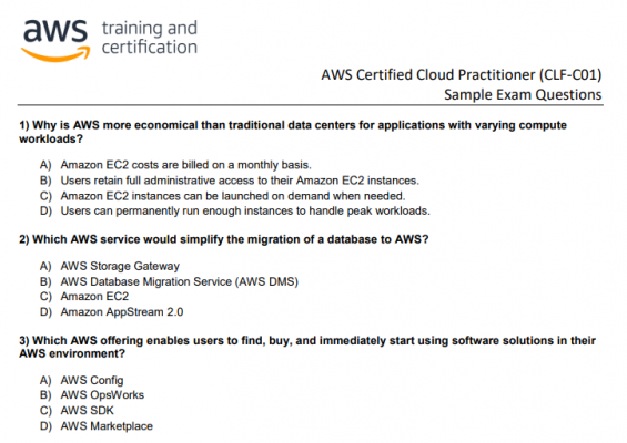 AWS-Certified-Cloud-Practitioner Exam & Amazon AWS-Certified-Cloud-Practitioner Zertifizierungsantworten