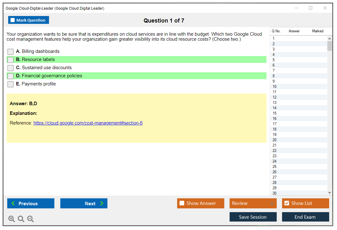 Google Cloud-Digital-Leader Prüfungsmaterialien, Cloud-Digital-Leader PDF Testsoftware