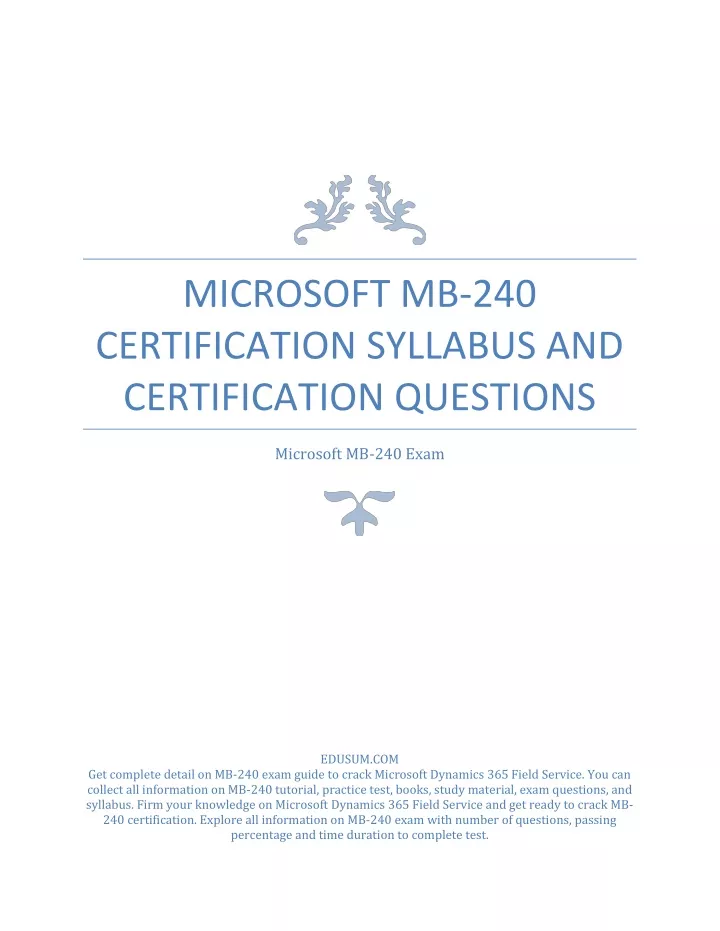 MB-240 Fragenpool - Microsoft MB-240 Praxisprüfung, MB-240 Schulungsangebot