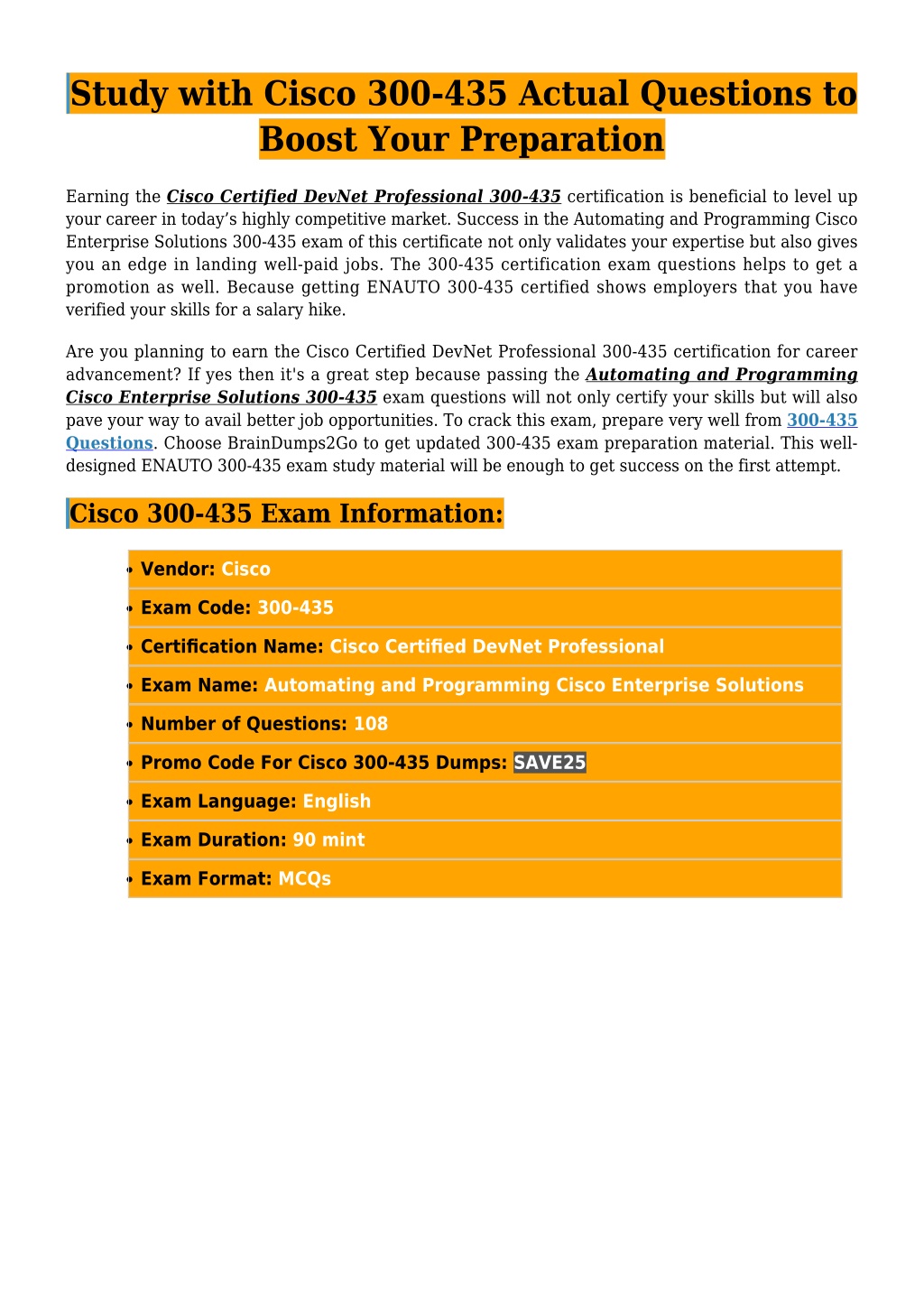 2024 300-435 Prüfungs & 300-435 Prüfungsfragen - Automating and Programming Cisco Enterprise Solutions Zertifizierungsantworten