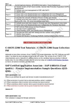 C-S4CFI-2208 Dumps Deutsch - SAP C-S4CFI-2208 Probesfragen, C-S4CFI-2208 Schulungsunterlagen