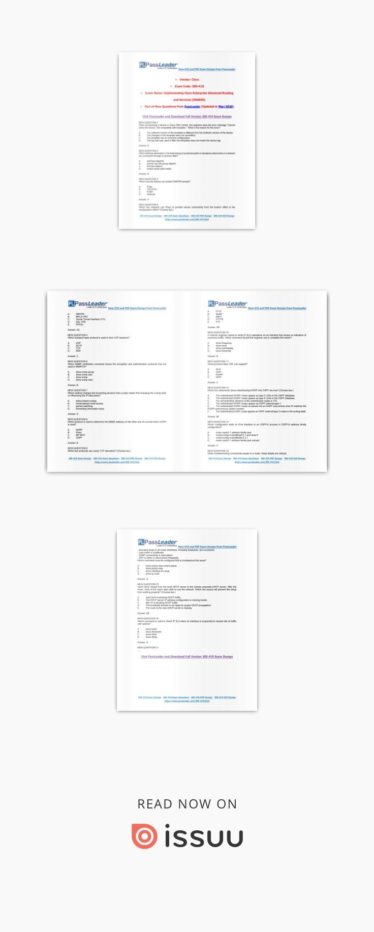 300-410 Testantworten - Cisco 300-410 Vorbereitungsfragen