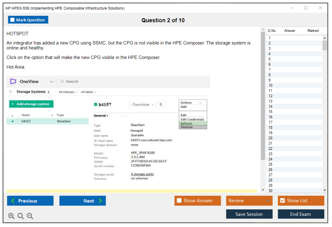 HP HPE0-S60 Zertifizierungsantworten & HPE0-S60 Deutsch Prüfungsfragen