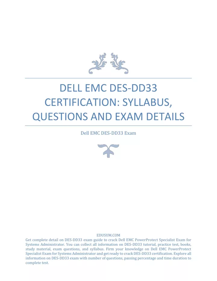 DES-1415 Originale Fragen & DES-1415 Zertifizierungsantworten