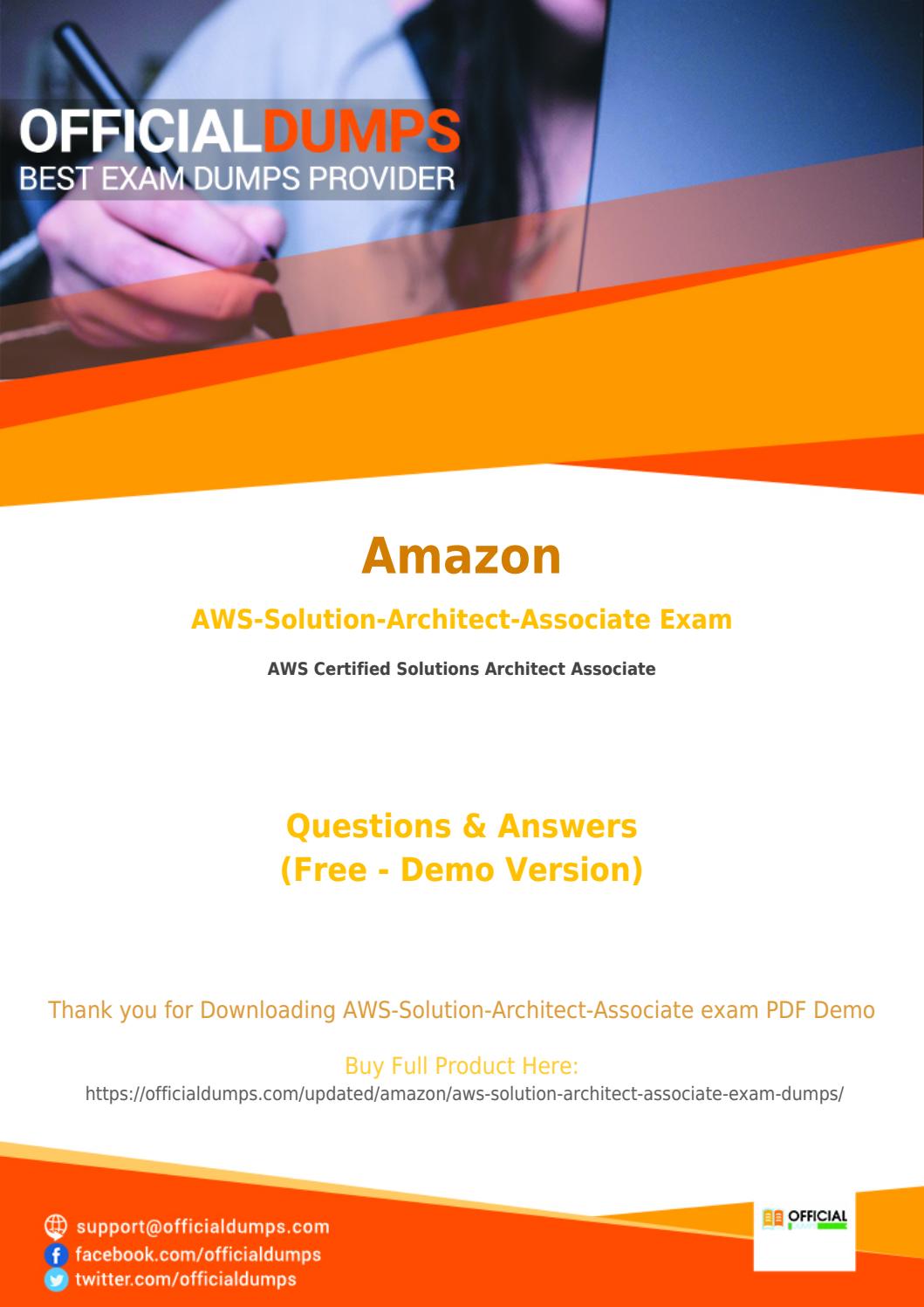 AWS-Solutions-Associate Prüfungsunterlagen & Amazon AWS-Solutions-Associate Schulungsunterlagen