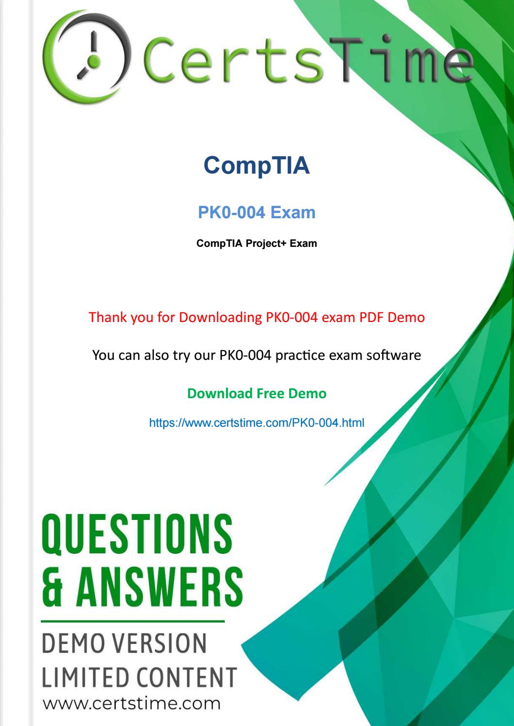 PK0-005 PDF Testsoftware, CompTIA PK0-005 Prüfungs & PK0-005 Demotesten