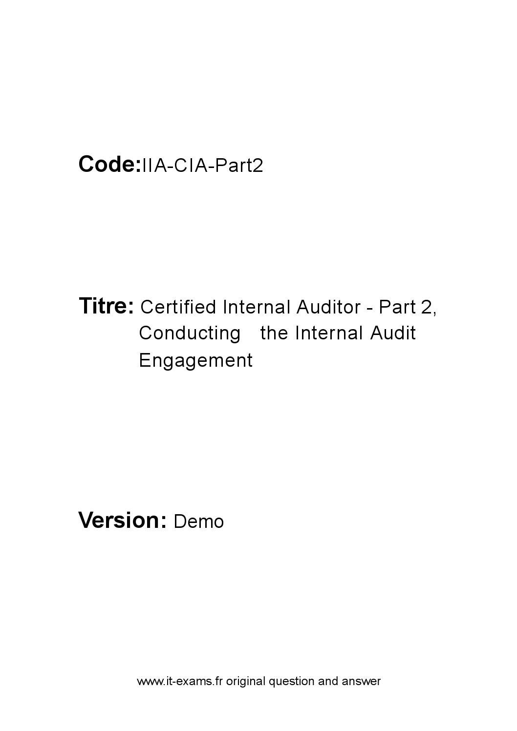 IIA-CIA-Part1-KR Pruefungssimulationen & IIA-CIA-Part1-KR Pruefungssimulationen