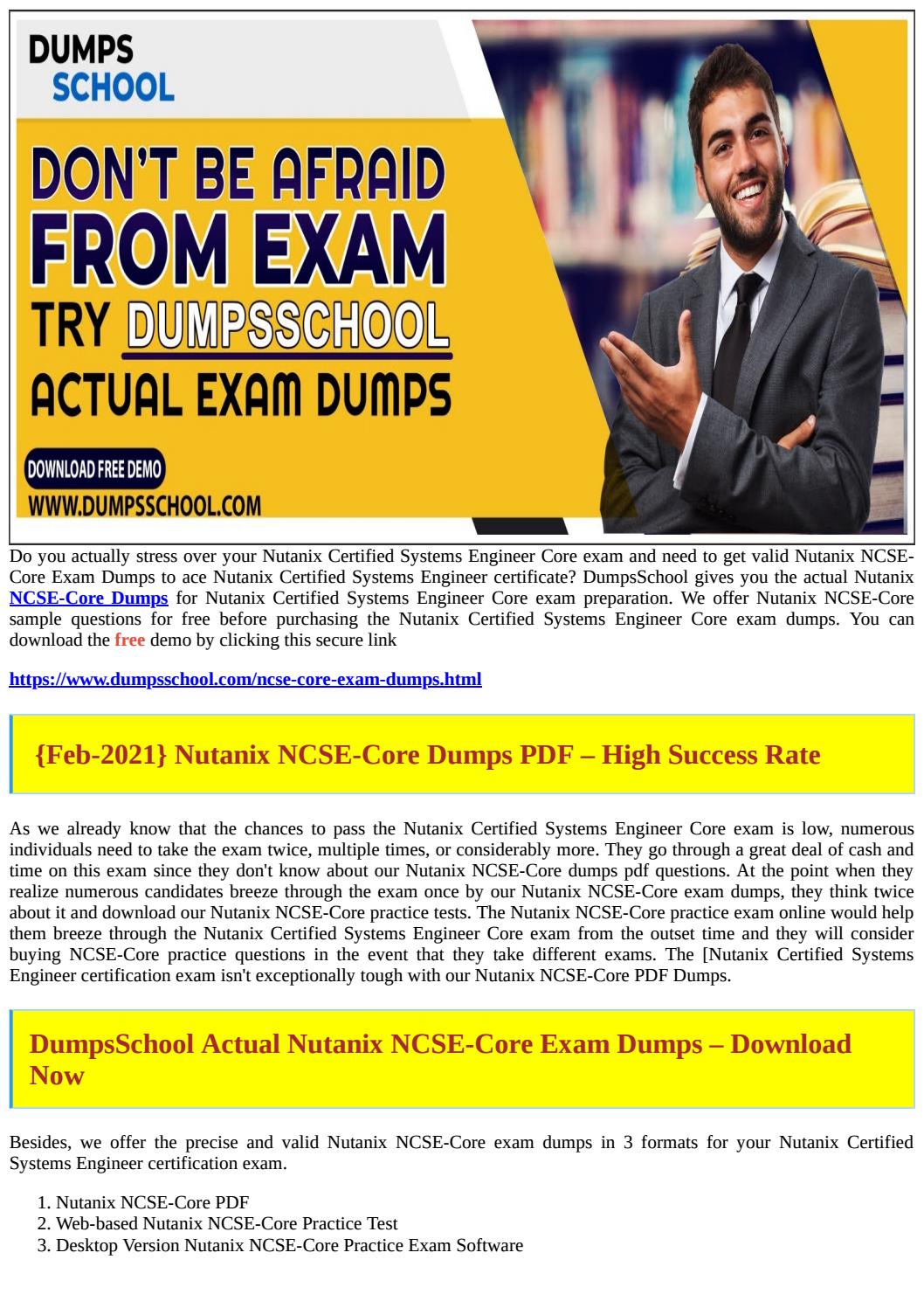 Nutanix NCSE-Core Übungsmaterialien, NCSE-Core Online Prüfung