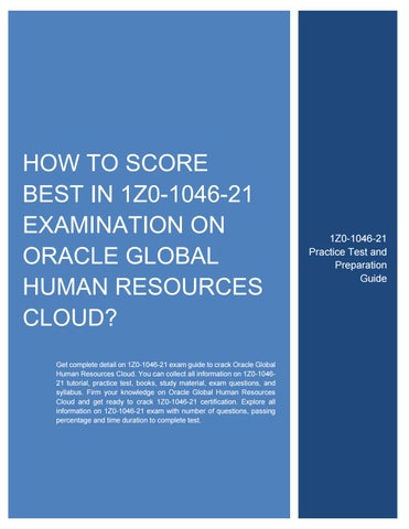 1z0-1046-22 Prüfungsinformationen & 1z0-1046-22 Lernressourcen - Oracle Global Human Resources Cloud 2022 Implementation Professional Deutsche Prüfungsfragen