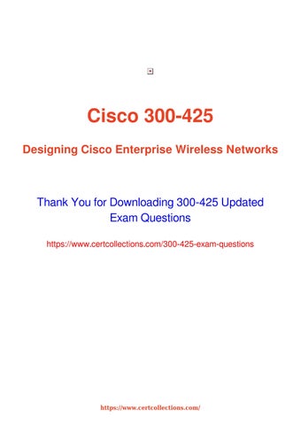 Cisco 300-425 Demotesten, 300-425 Buch & 300-425 Quizfragen Und Antworten