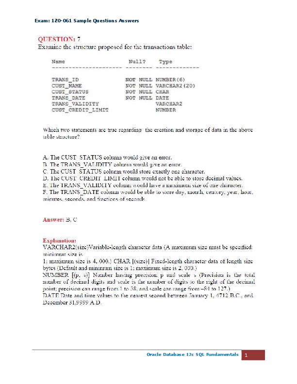 Oracle 1Z0-083 Examengine, 1Z0-083 Testking & 1Z0-083 Prüfungs