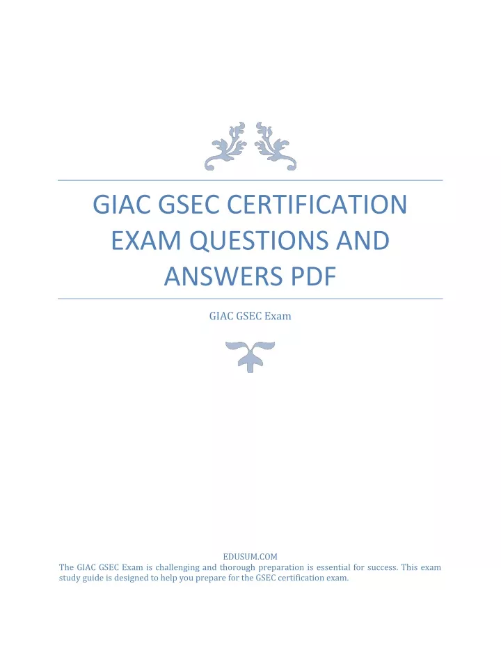 GIAC GSEC Online Tests - GSEC Exam, GSEC Schulungsunterlagen