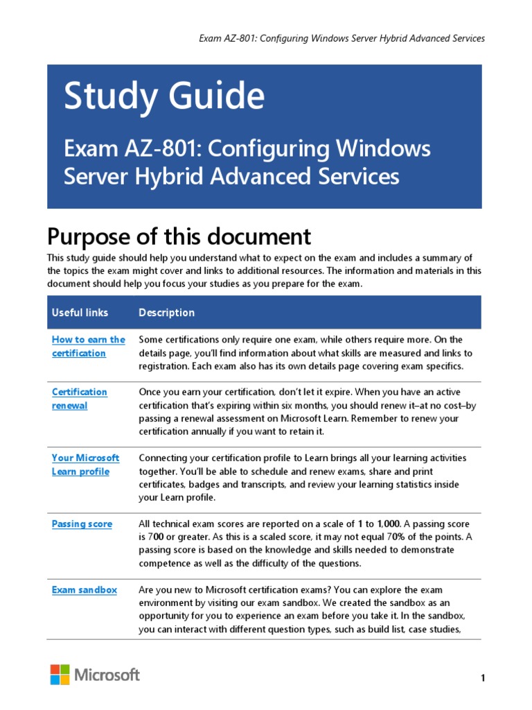 AZ-801 Vorbereitung, AZ-801 Exam Fragen & Configuring Windows Server Hybrid Advanced Services Lernressourcen