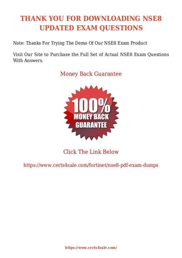 NSE8_812 Dumps - NSE8_812 Fragenkatalog, NSE8_812 Zertifizierungsfragen