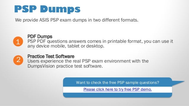 PSP Trainingsunterlagen, PSP Fragen&Antworten & PSP Prüfungsaufgaben