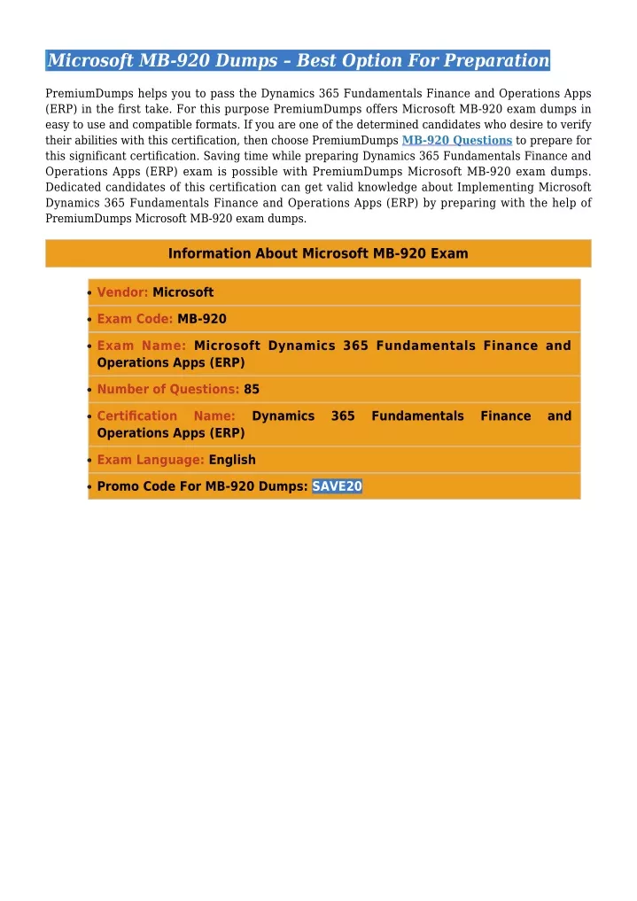 Microsoft MB-920 Praxisprüfung, MB-920 Lernressourcen & MB-920 Demotesten