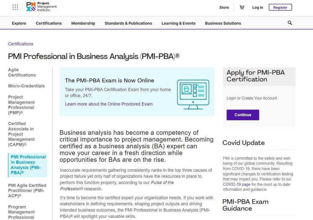 PMI-PBA Online Praxisprüfung - PMI-PBA Prüfungsvorbereitung