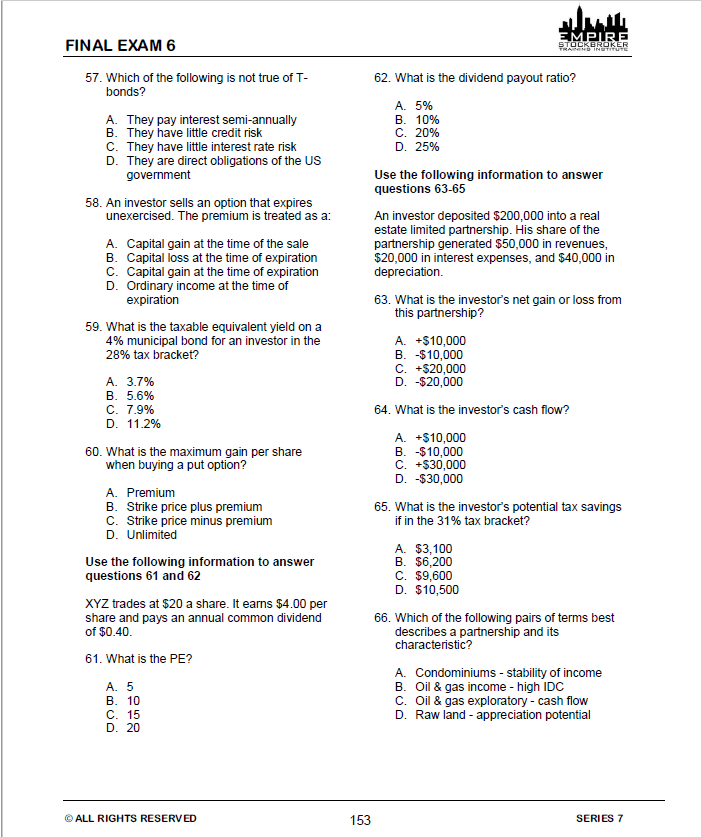 2024 Series-7 Deutsch & Series-7 Fragen&Antworten - General Securities Representative Qualification Examination (GS) Deutsche Prüfungsfragen